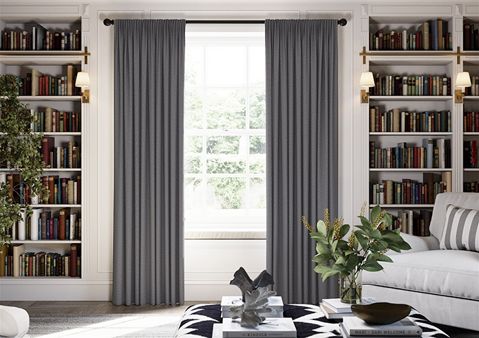 Oslo, Carbon - Made to Measure Curtains - Image 3